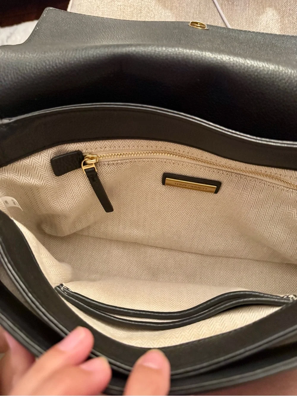 Tory Burch Kira Pebbled Leather Convertible Shoulder Bag